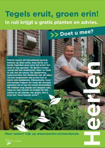 Voorbeeldfoto Flyer operatie steenbreek