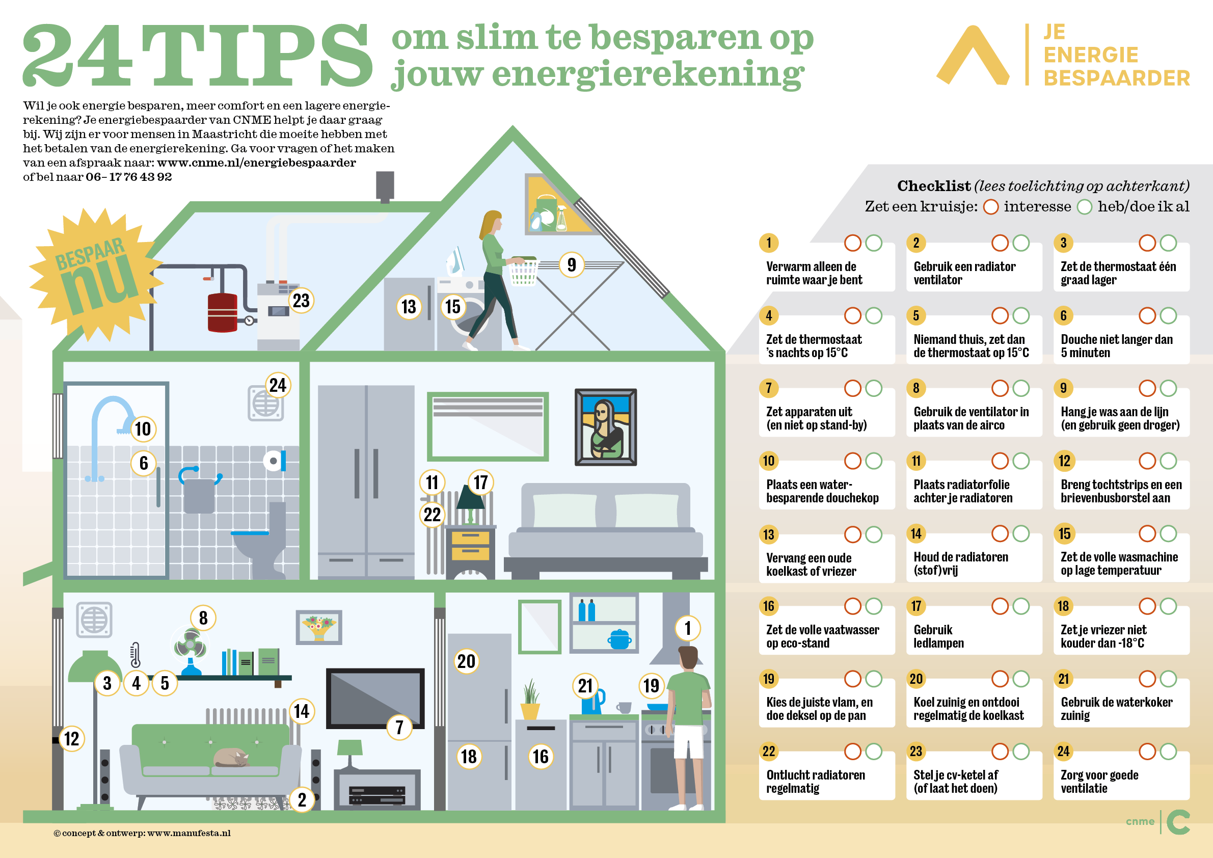 Energiebespaartips