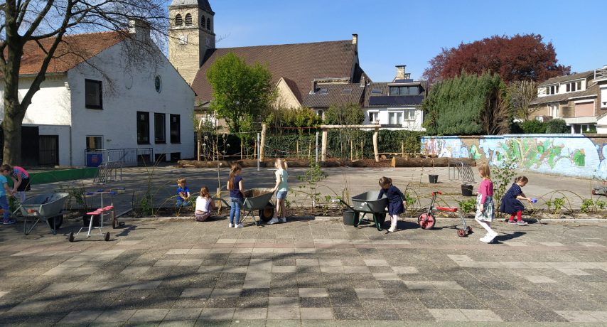 vergroening schoolplein